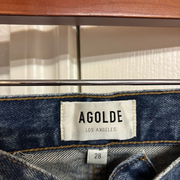 AGOLDE Amber Low Rise Straight Jeans in Milestone Size 28 - Picture 4 of 8